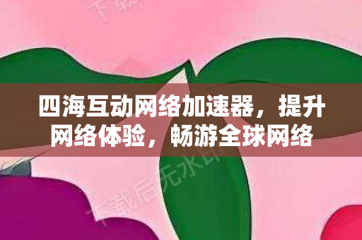 四海互动网络加速器，提升网络体验，畅游全球网络
