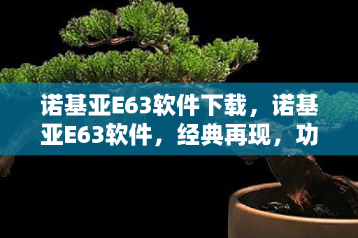 诺基亚E63软件下载,诺基亚E63软件,经典再现,功能升级 诺基亚E63软件下载,诺基亚E63软件,经典再现,功能升级