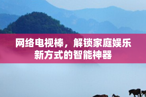 网络电视棒,解锁家庭娱乐新方式的智能神器 网络电视棒,解锁家庭娱乐新方式的智能神器