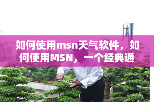 如何使用msn天气软件，如何使用MSN，一个经典通讯工具的现代应用指南