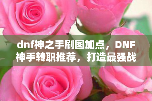 dnf神之手刷图加点,DNF神手转职推荐,打造最强战斗力的职业选择 dnf神之手刷图加点,DNF神手转职推荐,打造最强战斗力的职业选择