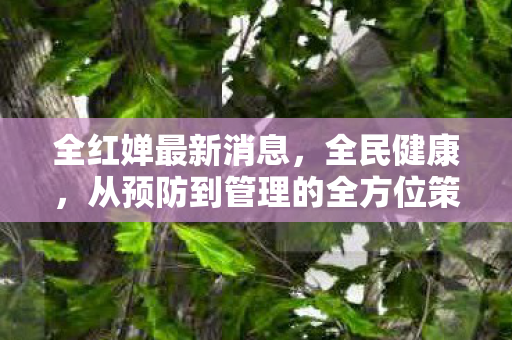全红婵最新消息,全民健康,从预防到管理的全方位策略 全红婵最新消息,全民健康,从预防到管理的全方位策略