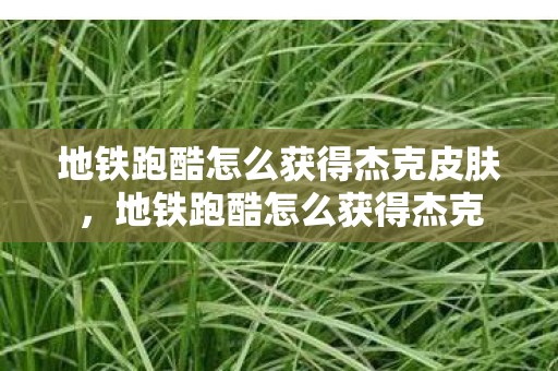 地铁跑酷怎么获得杰克皮肤,地铁跑酷怎么获得杰克 地铁跑酷怎么获得杰克皮肤,地铁跑酷怎么获得杰克