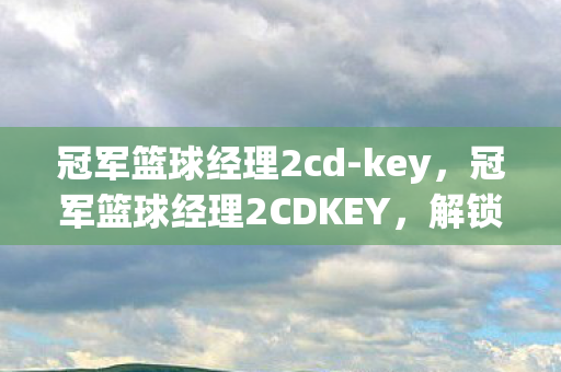 冠军篮球经理2cd-key，冠军篮球经理2CDKEY，解锁你的篮球管理之旅