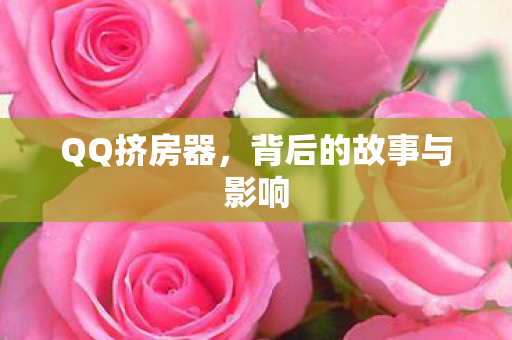 QQ挤房器,背后的故事与影响 QQ挤房器,背后的故事与影响