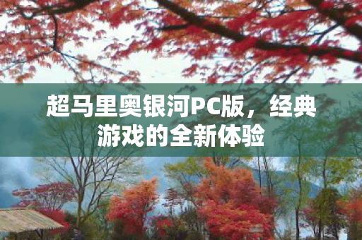 超马里奥银河PC版，经典游戏的全新体验