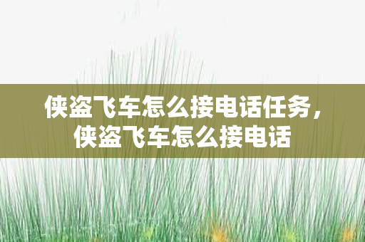 侠盗飞车怎么接电话任务,侠盗飞车怎么接电话 侠盗飞车怎么接电话任务,侠盗飞车怎么接电话