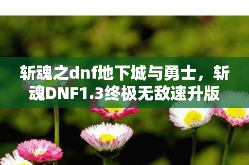 斩魂之dnf地下城与勇士,斩魂DNF1.3终极无敌速升版,打造你的最强角色! 斩魂之dnf地下城与勇士,斩魂DNF1.3终极无敌速升版,打造你的最强角色!