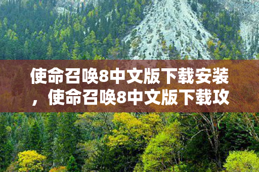 使命召唤8中文版下载安装，使命召唤8中文版下载攻略及游戏介绍