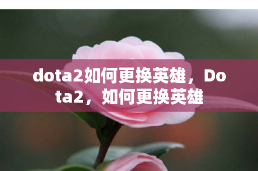 dota2如何更换英雄，Dota2，如何更换英雄