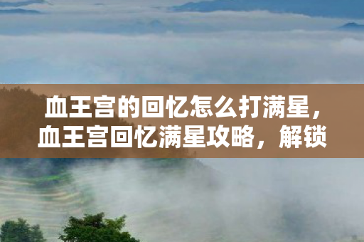 血王宫的回忆怎么打满星，血王宫回忆满星攻略，解锁隐藏关卡，挑战极限