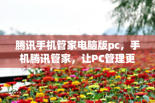 腾讯手机管家电脑版pc，手机腾讯管家，让PC管理更智能