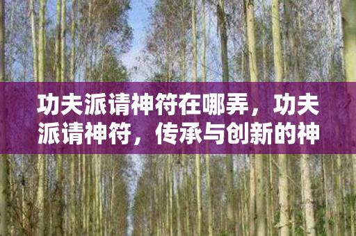 功夫派请神符在哪弄,功夫派请神符,传承与创新的神秘符号 功夫派请神符在哪弄,功夫派请神符,传承与创新的神秘符号