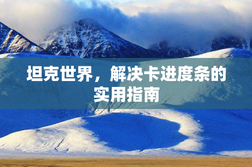 坦克世界,解决卡进度条的实用指南 坦克世界,解决卡进度条的实用指南