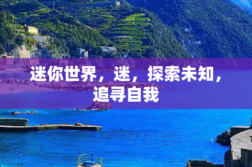 迷你世界，迷，探索未知，追寻自我