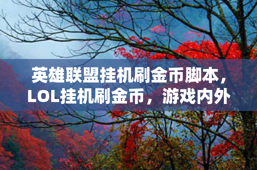 英雄联盟挂机刷金币脚本，LOL挂机刷金币，游戏内外的金钱诱惑与道德考量