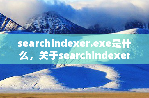 searchindexer.exe是什么，关于searchindexer.exe，深入了解Windows搜索索引器的功能与应用