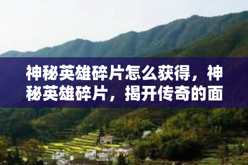 神秘英雄碎片怎么获得，神秘英雄碎片，揭开传奇的面纱