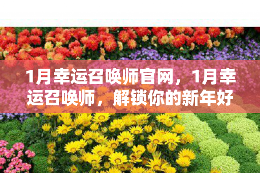 1月幸运召唤师官网图片