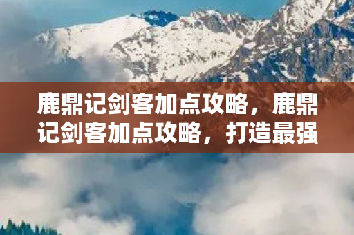 鹿鼎记剑客加点攻略，鹿鼎记剑客加点攻略，打造最强剑客