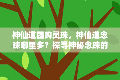 神仙道团购灵珠，神仙道念珠哪里多？探寻神秘念珠的踪迹
