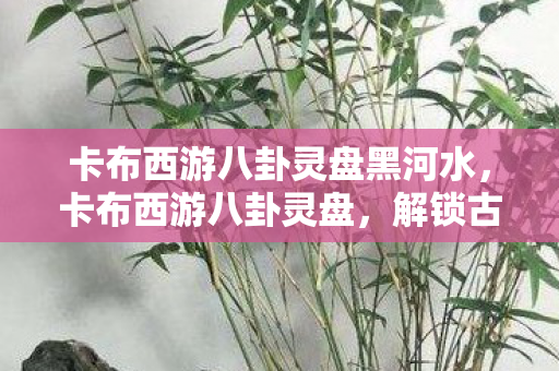 卡布西游八卦灵盘黑河水，卡布西游八卦灵盘，解锁古老智慧的神秘之旅