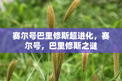 赛尔号巴里修斯超进化，赛尔号，巴里修斯之谜