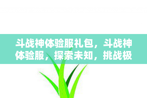 斗战神体验服礼包，斗战神体验服，探索未知，挑战极限