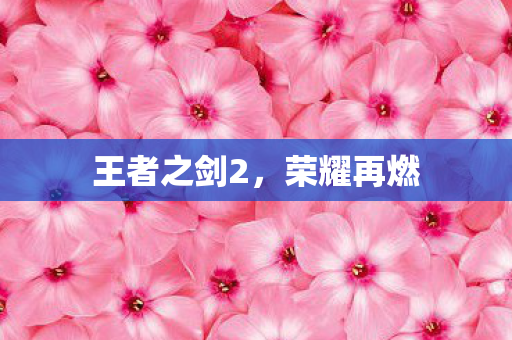 王者之剑2，荣耀再燃