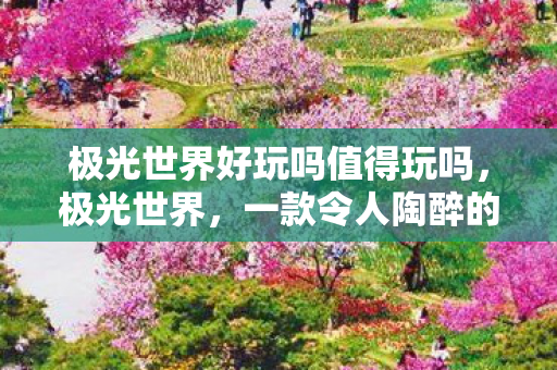 极光世界好玩吗值得玩吗，极光世界，一款令人陶醉的奇幻冒险之旅