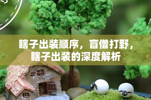 瞎子出装顺序，盲僧打野，瞎子出装的深度解析