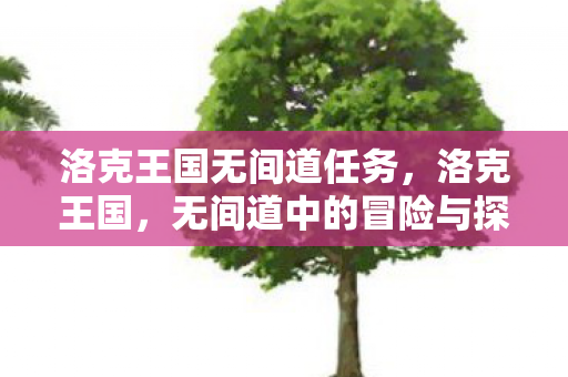 洛克王国无间道任务，洛克王国，无间道中的冒险与探索