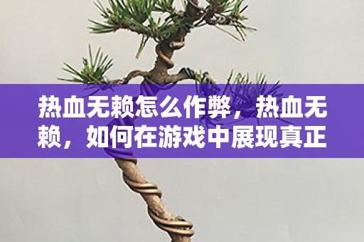 热血无赖怎么作弊，热血无赖，如何在游戏中展现真正的自我