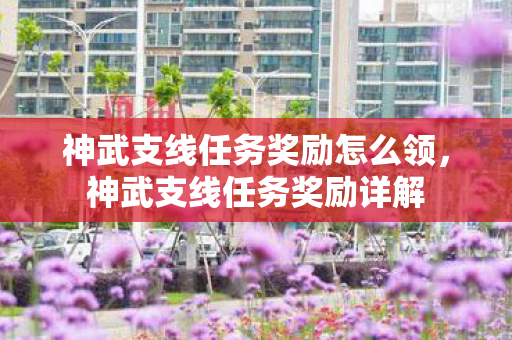 神武支线任务奖励怎么领，神武支线任务奖励详解