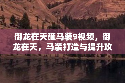 御龙在天砸马装9视频，御龙在天，马装打造与提升攻略