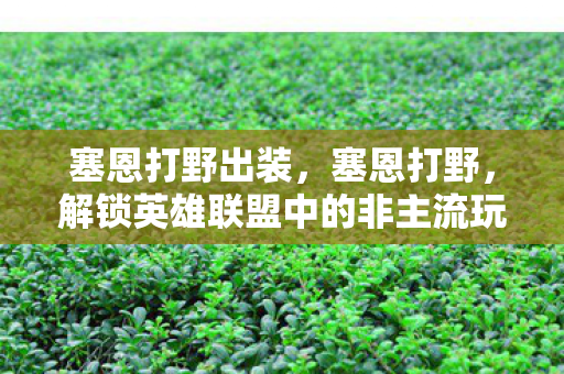 塞恩打野出装，塞恩打野，解锁英雄联盟中的非主流玩法