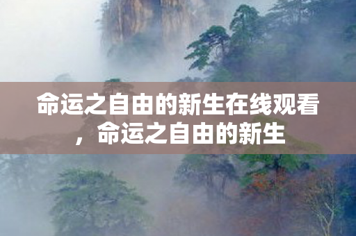 命运之自由的新生在线观看，命运之自由的新生