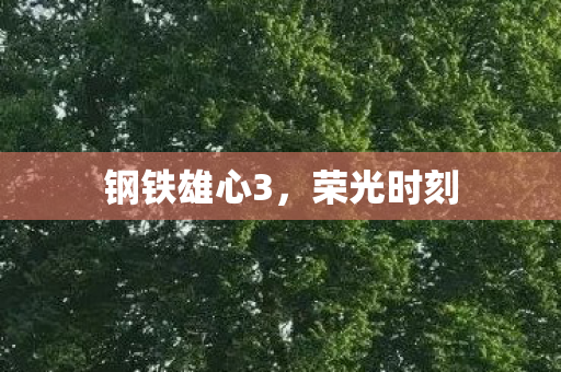 钢铁雄心3，荣光时刻