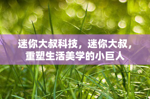 迷你大叔科技,迷你大叔,重塑生活美学的小巨人 迷你大叔科技,迷你大叔,重塑生活美学的小巨人