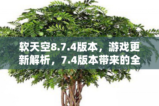 软天空8.7.4版本，游戏更新解析，7.4版本带来的全新体验与挑战