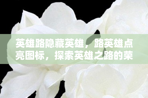 英雄路隐藏英雄，路英雄点亮图标，探索英雄之路的荣耀与梦想