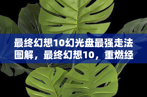 最终幻想10幻光盘最强走法图解，最终幻想10，重燃经典，探索未知的世界