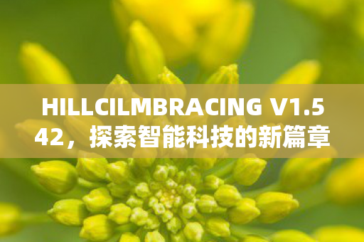 HILLCILMBRACING V1.542，探索智能科技的新篇章