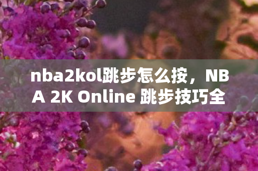 NBA 2K Online 跳步技巧全解析图片