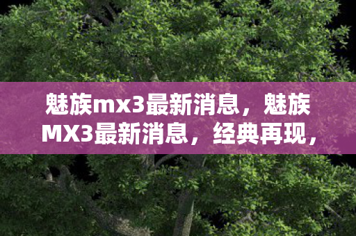 魅族mx3最新消息图片