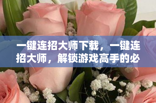 一键连招大师下载,一键连招大师,解锁游戏高手的必备神器 一键连招大师下载,一键连招大师,解锁游戏高手的必备神器