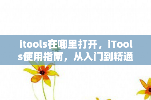 从入门到精通的全方位教程图片