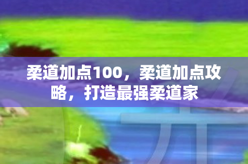 柔道加点100，柔道加点攻略，打造最强柔道家