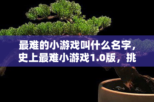 最难的小游戏叫什么名字,史上最难小游戏1.0版,挑战你的极限反应与智慧 最难的小游戏叫什么名字,史上最难小游戏1.0版,挑战你的极限反应与智慧