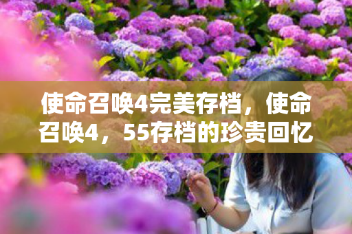 使命召唤4完美存档，使命召唤4，55存档的珍贵回忆